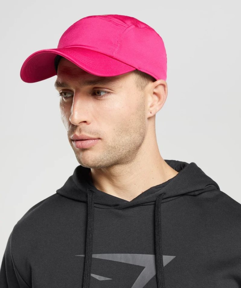 Czapki Gymshark Logo 5 Panel Różowe | PL 603OWY